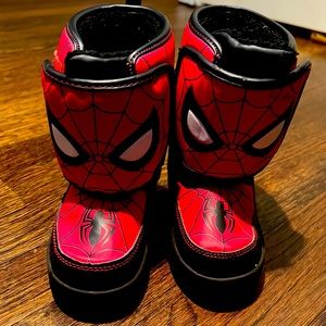 Light up Spider-Man snow boots